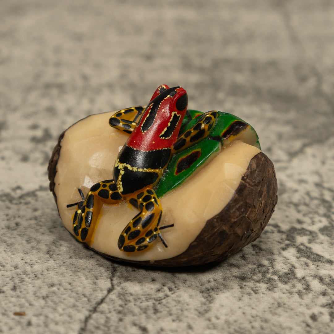 Poison Dart Frog Tagua Carving