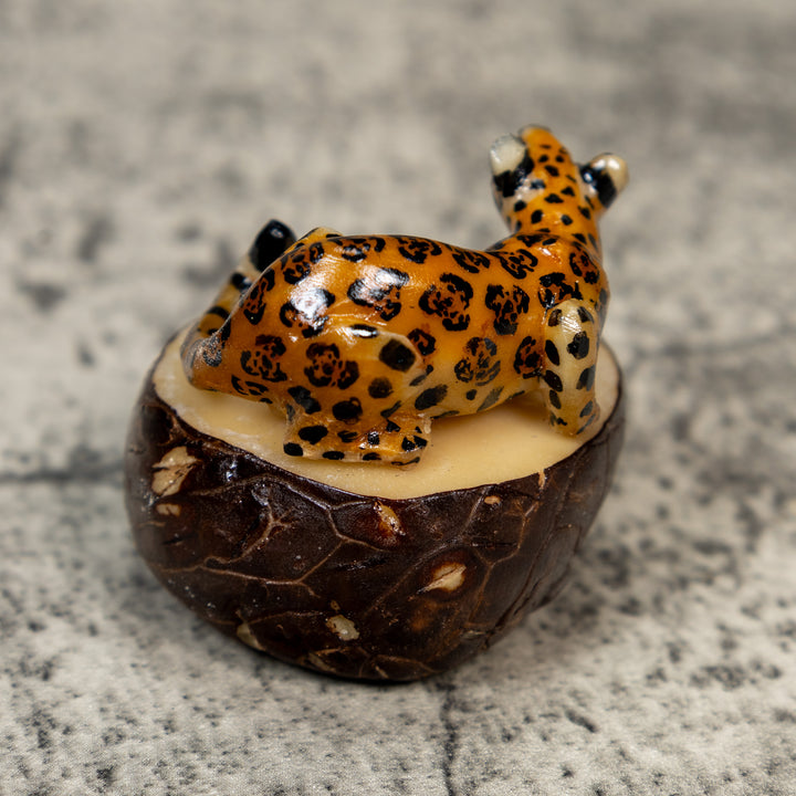 Jaguar Cat Tagua Carving