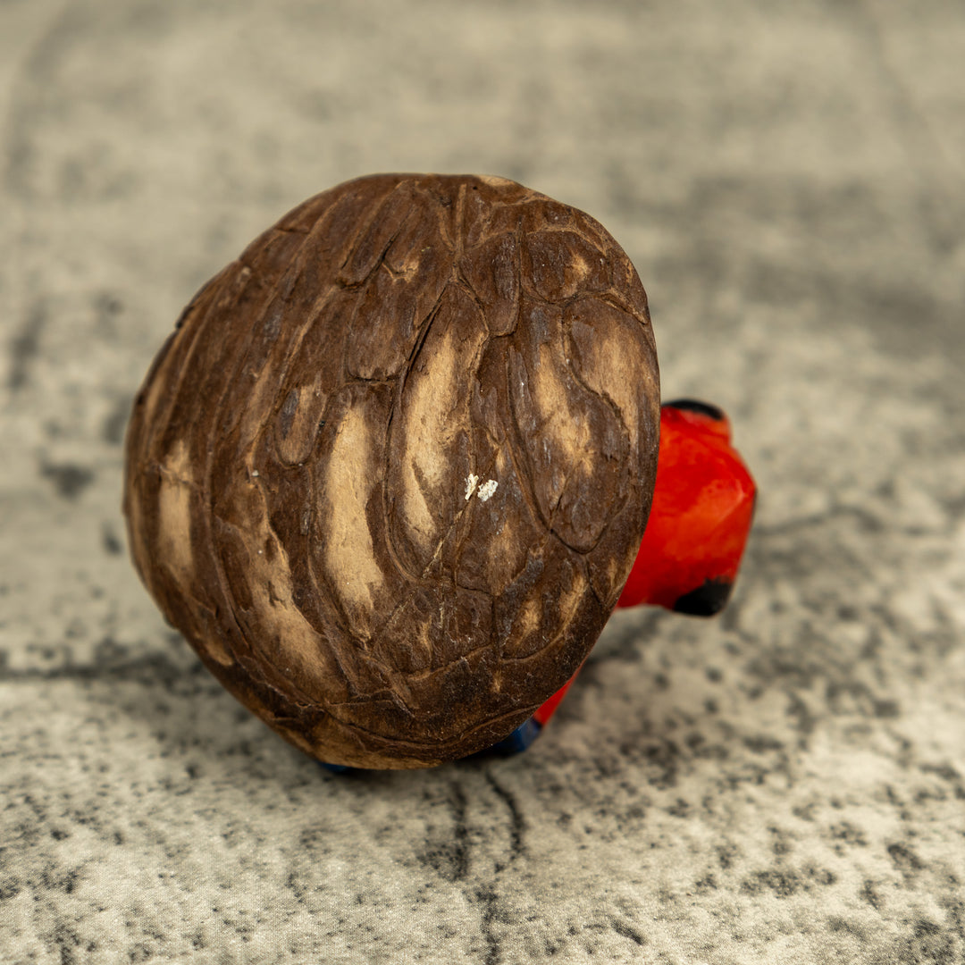 Red And Blue Poison Dart Frog Tagua Carving