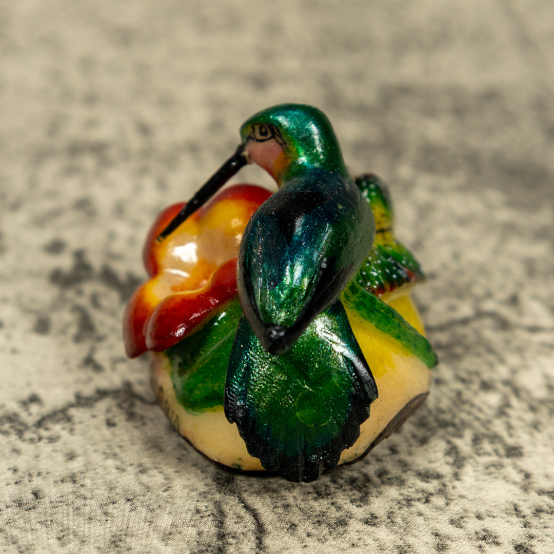Hummingbird Tagua Carving