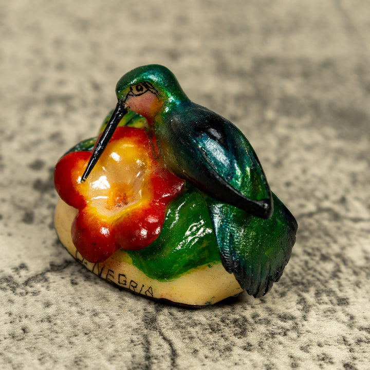 Hummingbird Tagua Carving