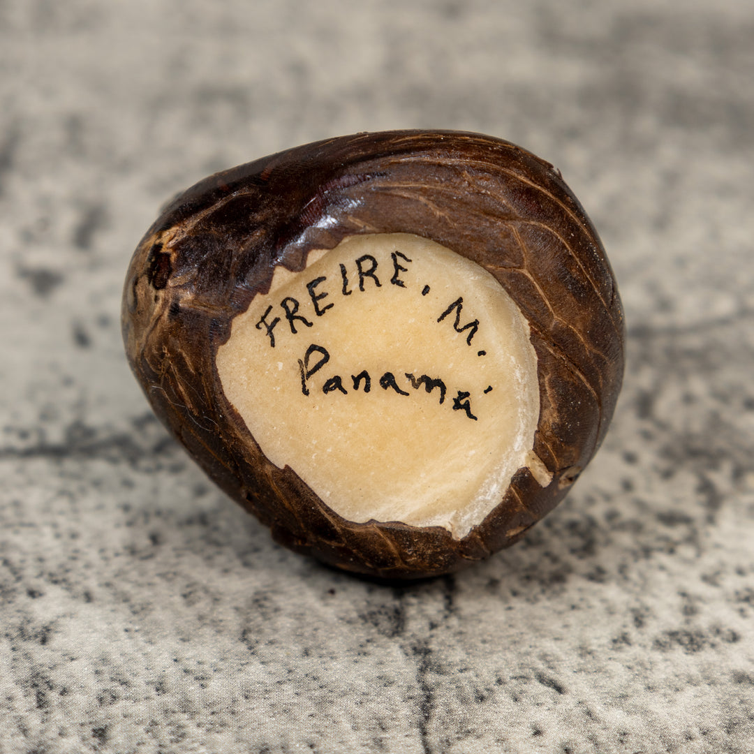 Jaguar Cat Tagua Carving