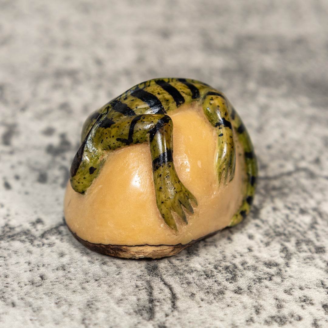 Vintage Iguana Lizard Tagua Carving