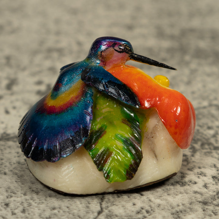 Hummingbird Tagua Carving