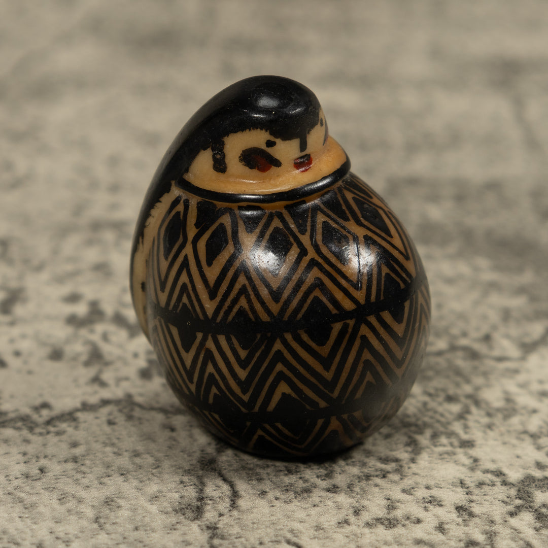 Vintage Unusual Tagua Carving