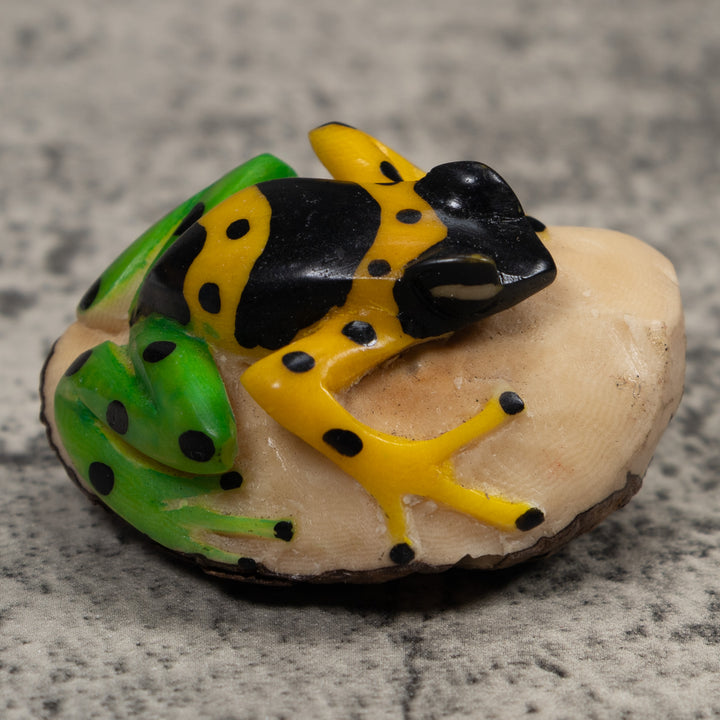 Poison Dart Frog Tagua Carving