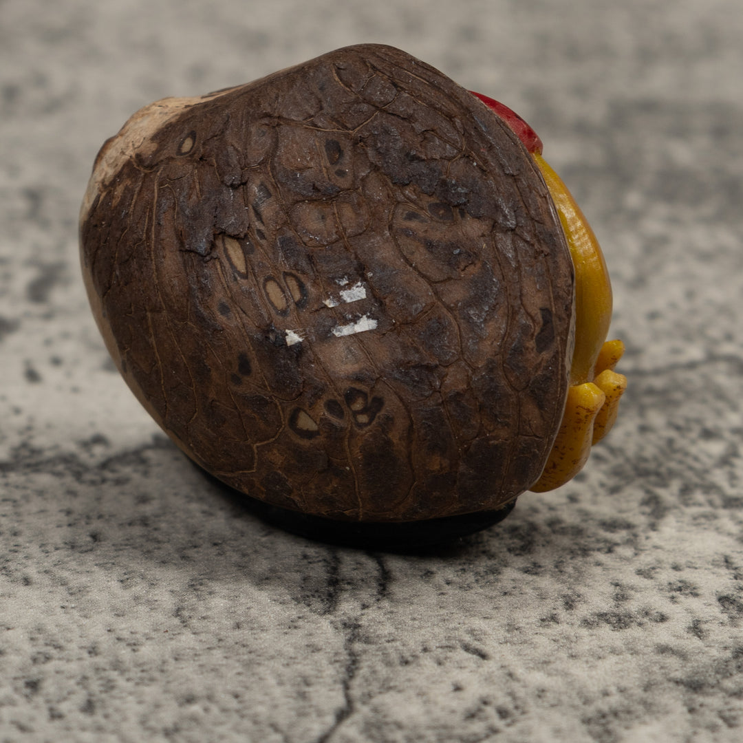 Vintage Snake With Bananas Tagua Carving