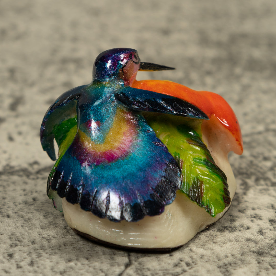 Hummingbird Tagua Carving