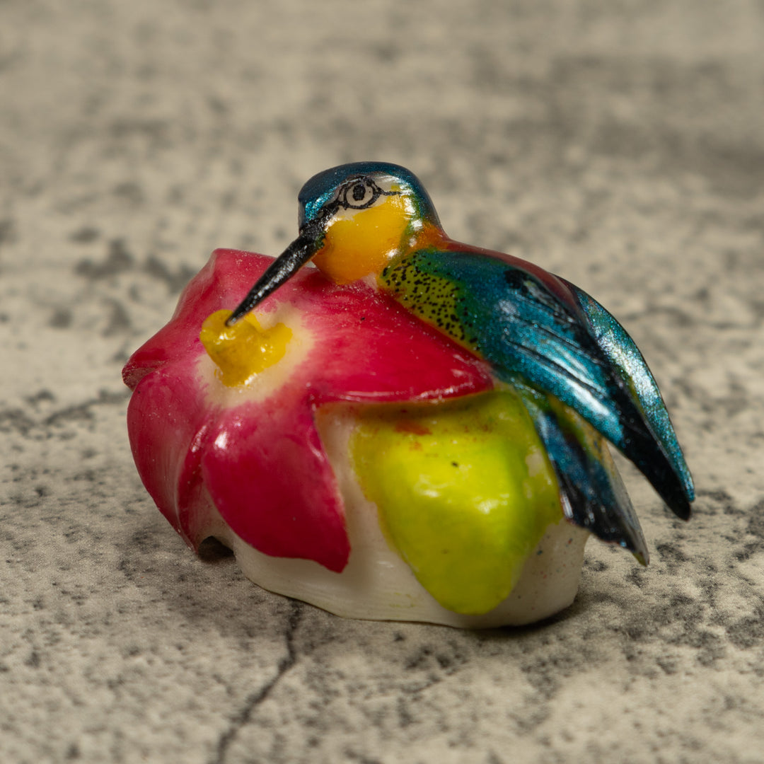 Hummingbird Tagua Carving