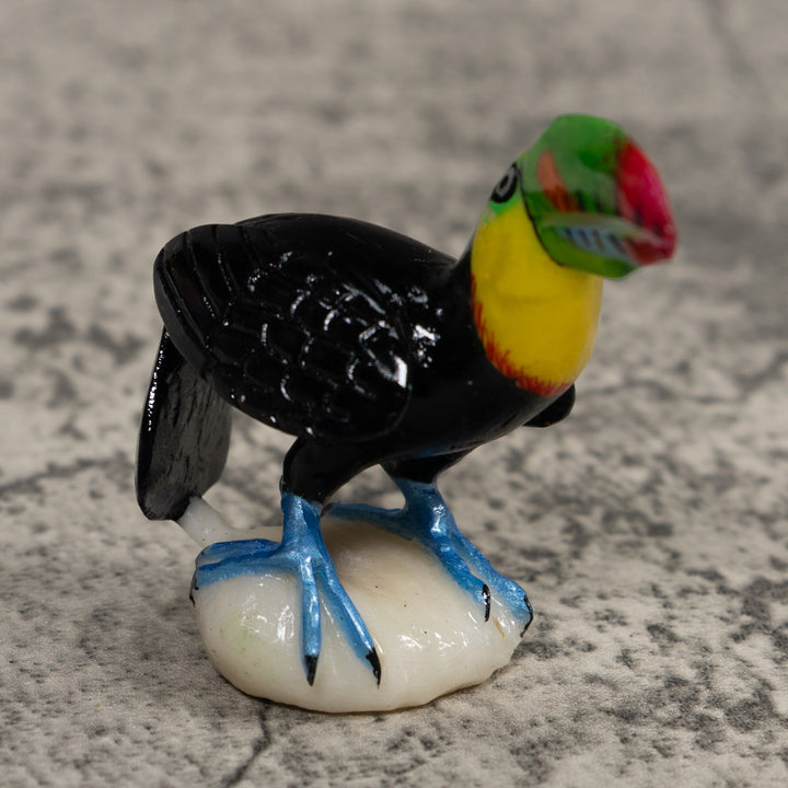 Toucan Parrot Bird Tagua Carving