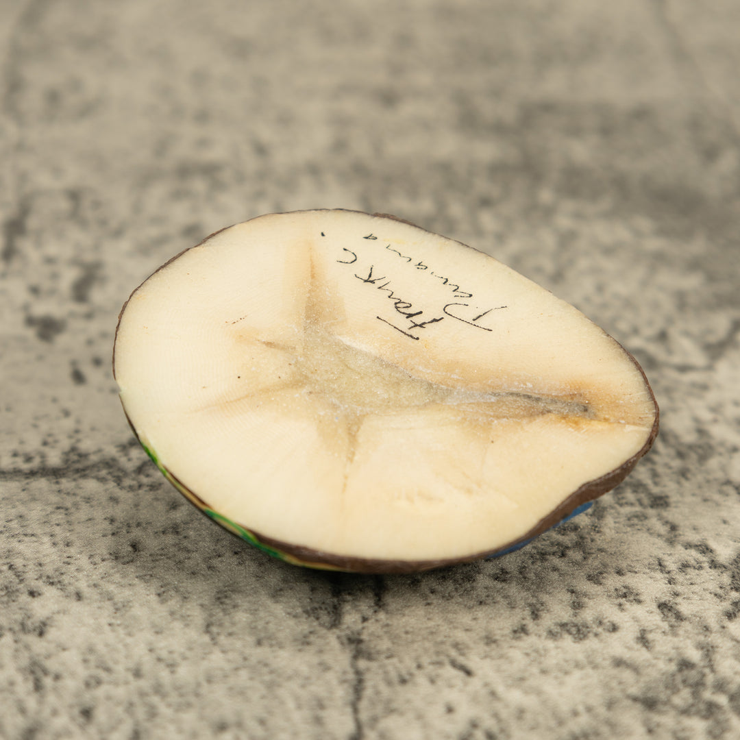 Blue Poison Dart Frog Tagua Carving