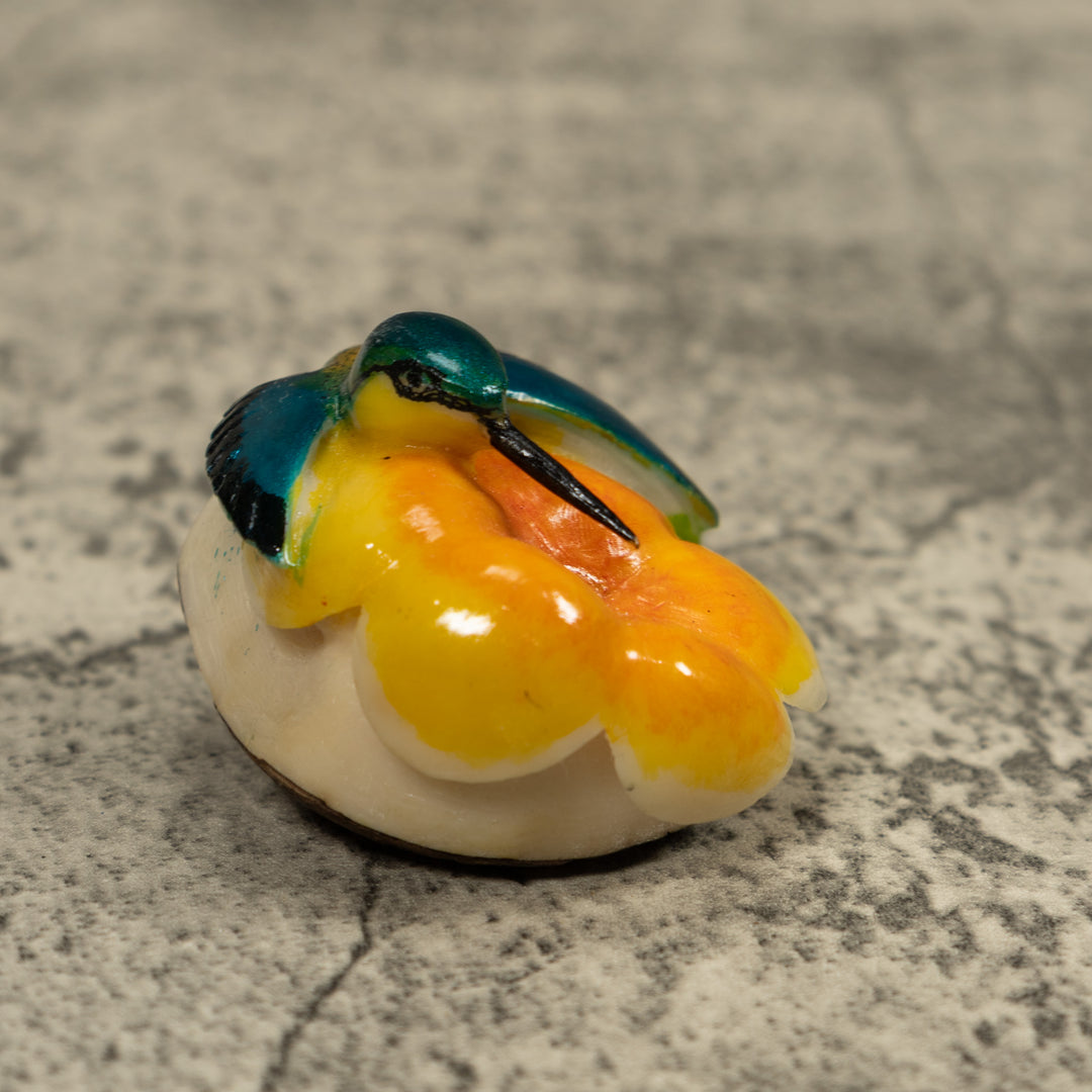 Hummingbird Tagua Carving