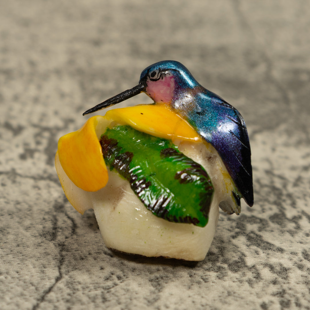 Hummingbird Tagua Carving