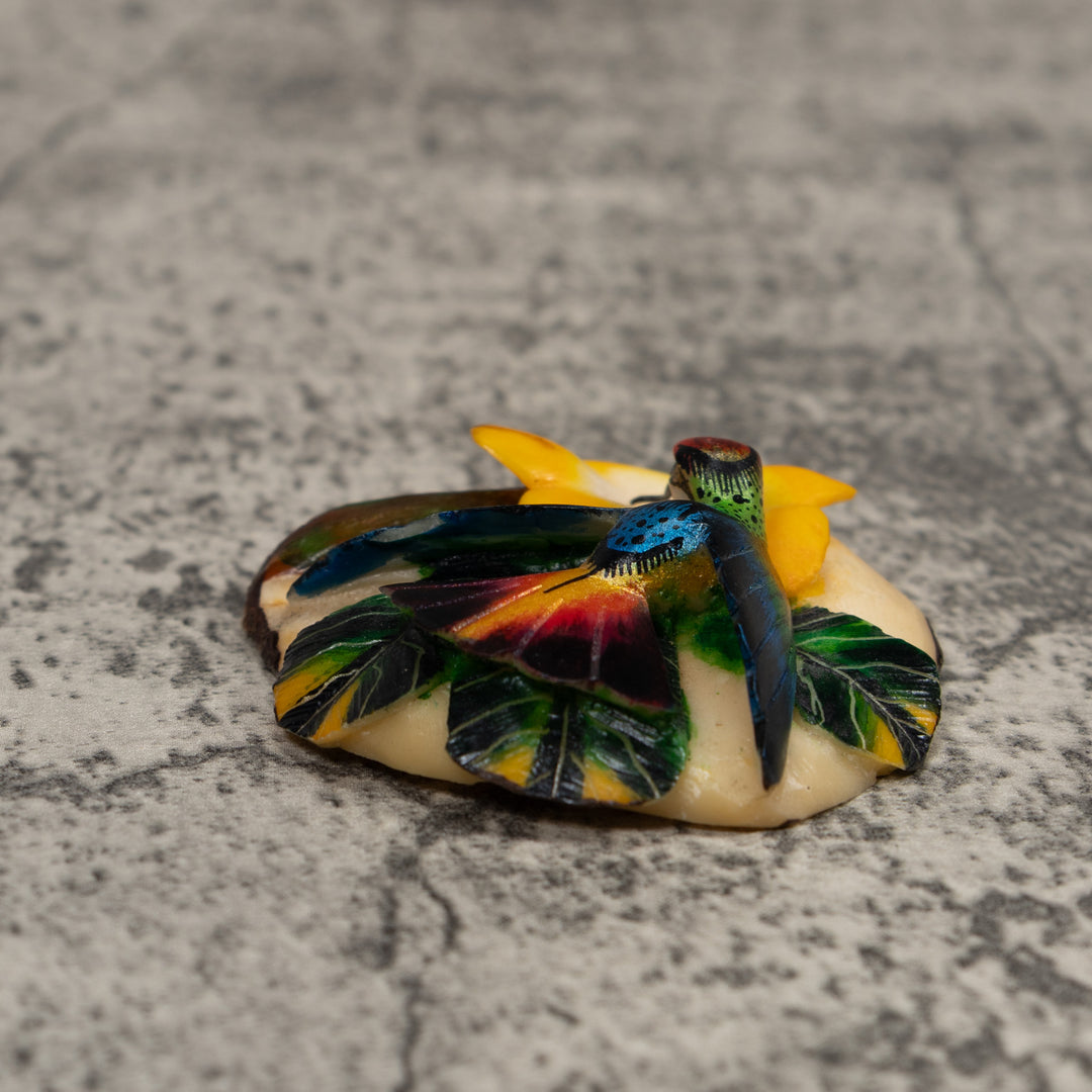 Hummingbird Tagua Carving