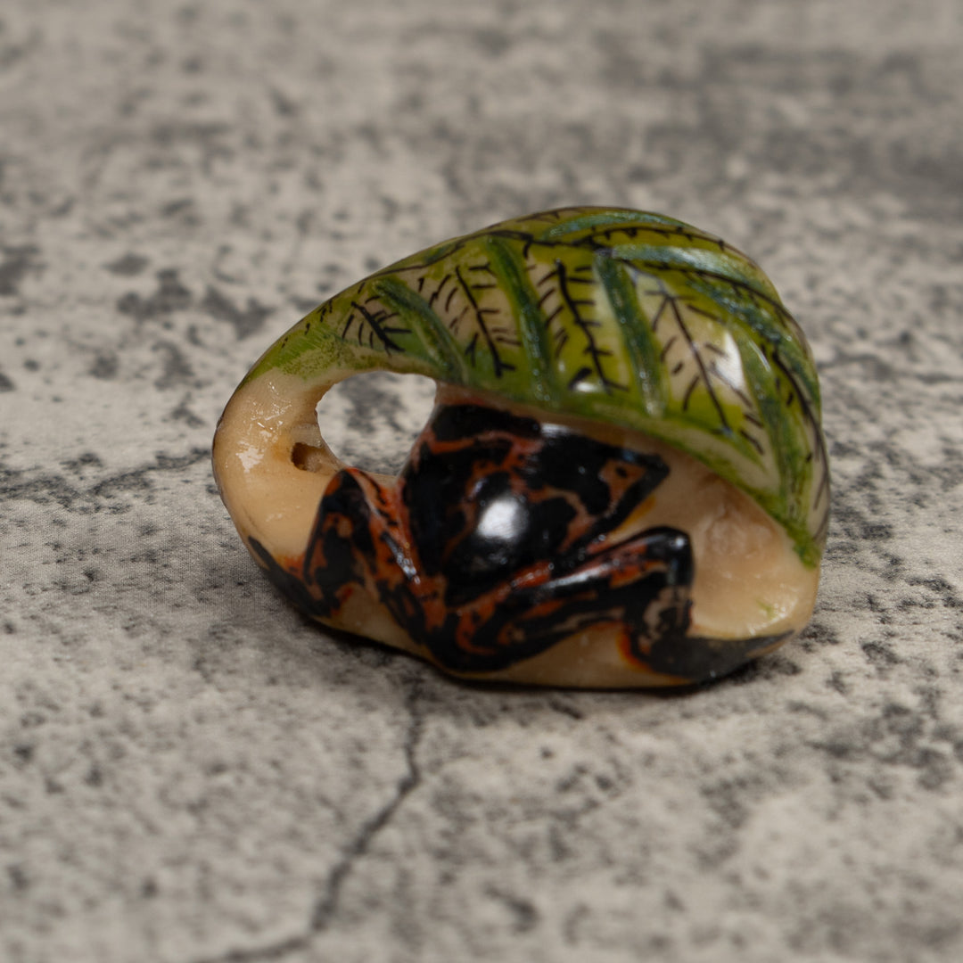 Strange Frog Tagua Carving