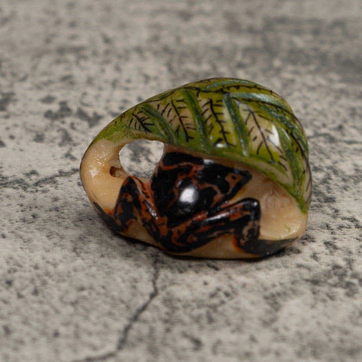 Strange Frog Tagua Carving