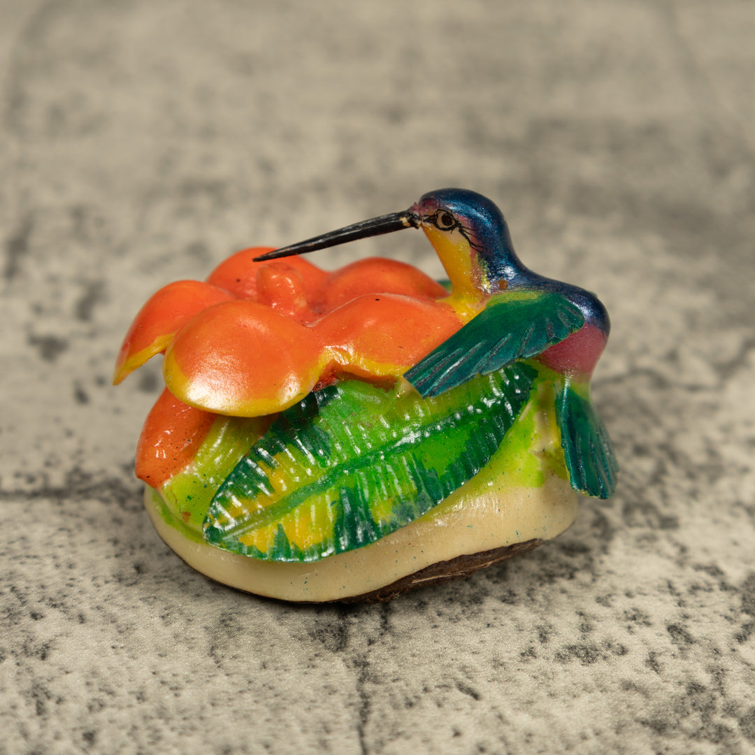 Hummingbird Tagua Carving