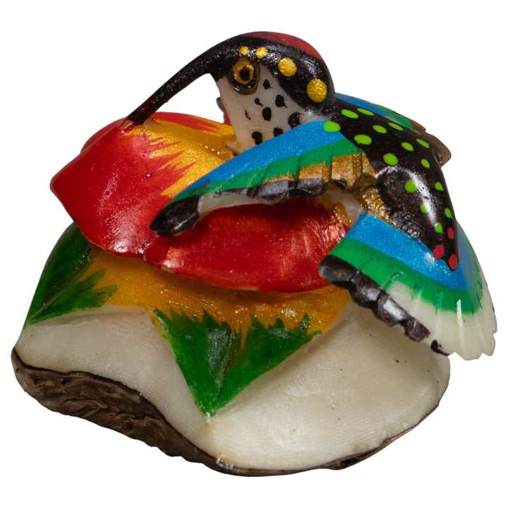 Hummingbird Tagua Carving