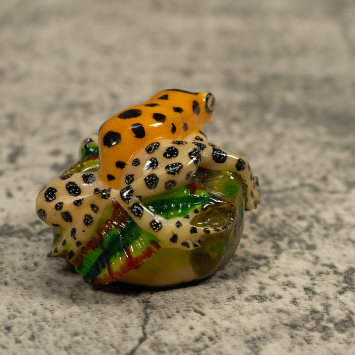 Poison Dart Frog Tagua Carving