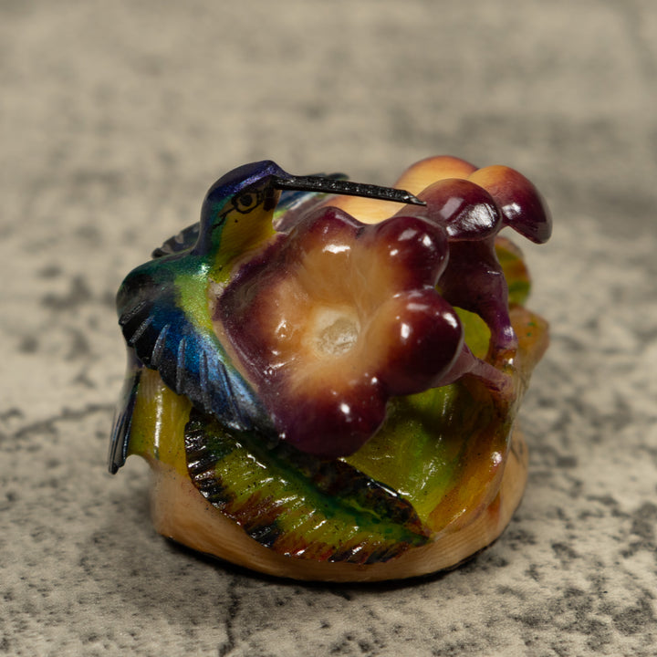 Hummingbird Tagua Carving