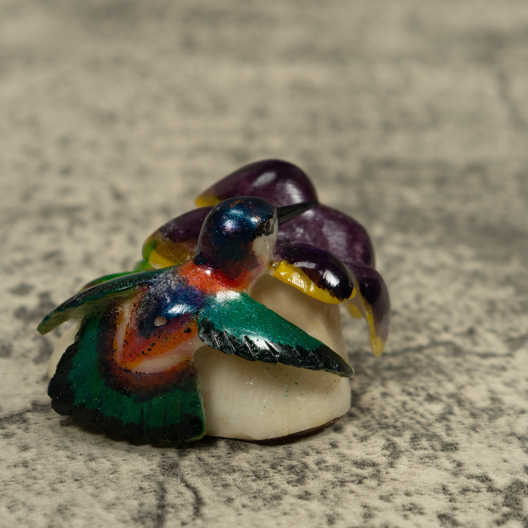 Hummingbird Tagua Carving