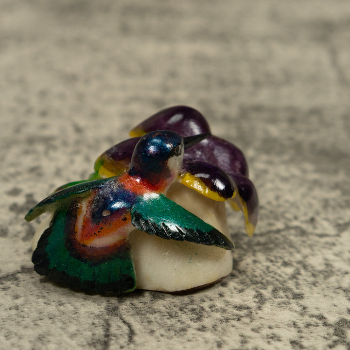 Hummingbird Tagua Carving
