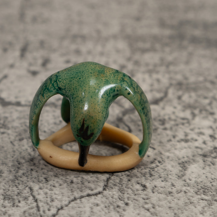 Vintage Hummingbird Tagua Carving