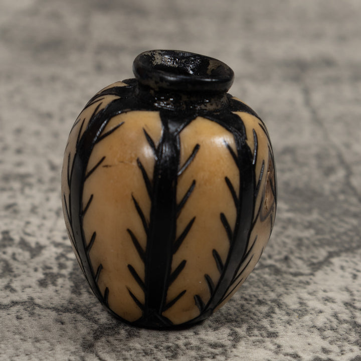 Tagua Vase Carving