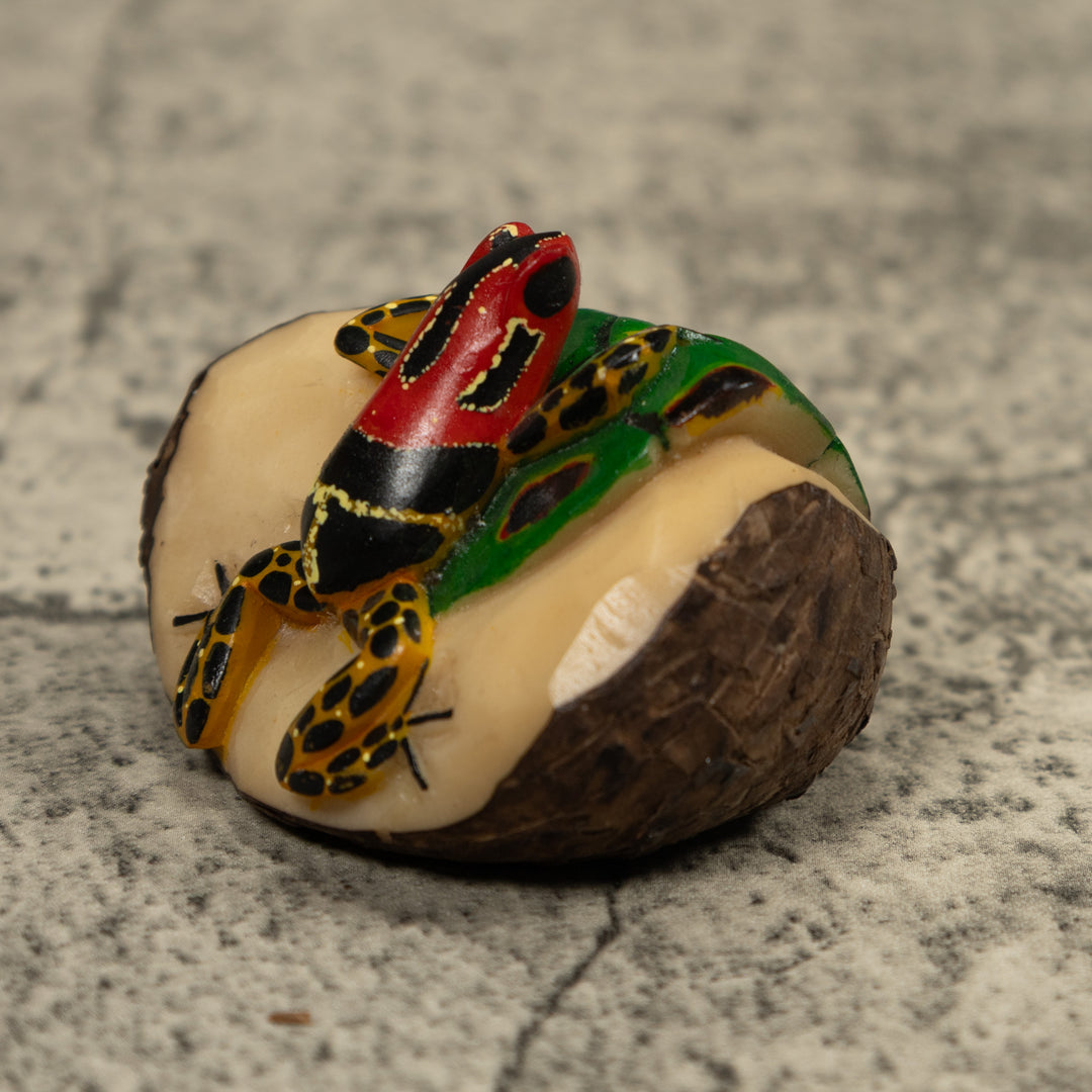 Poison Dart Frog Tagua Carving