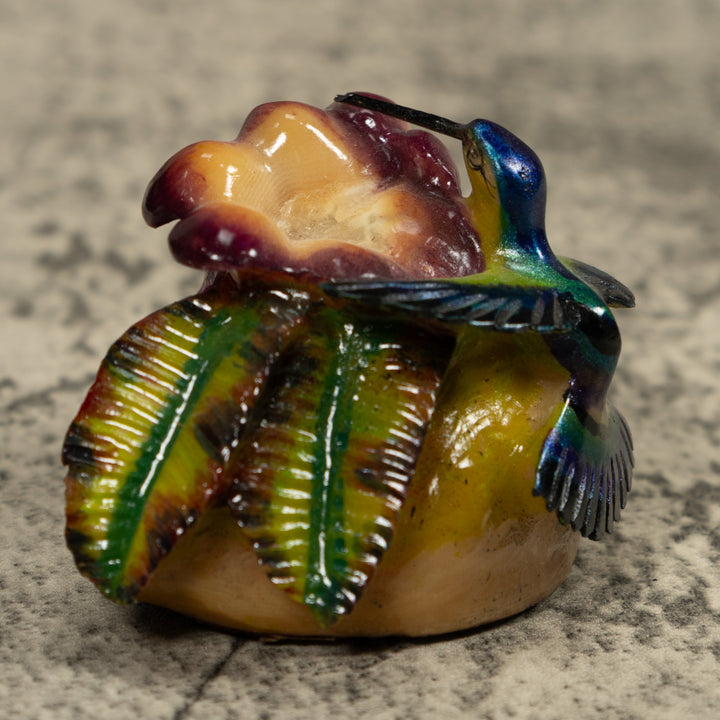 Hummingbird Tagua Carving