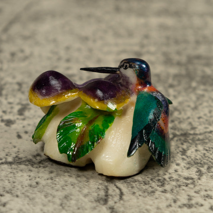 Hummingbird Tagua Carving