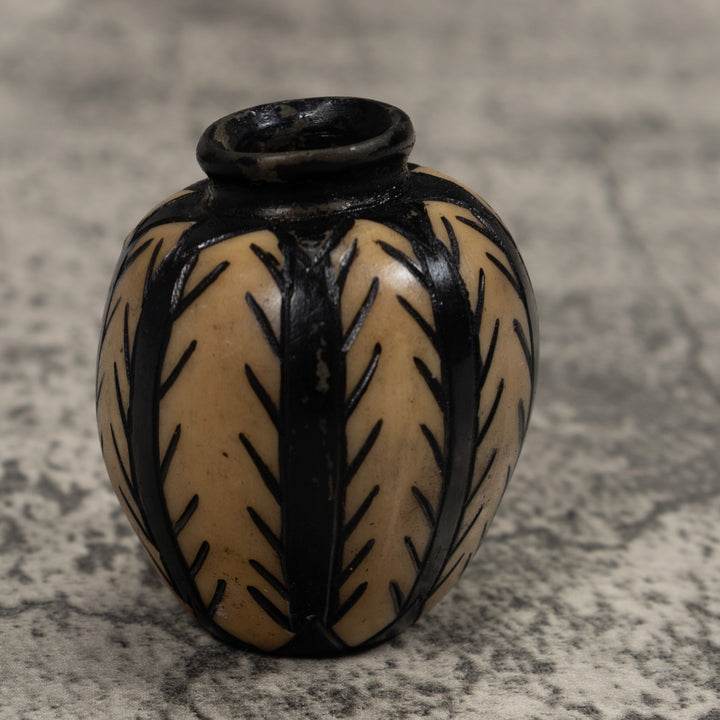 Tagua Vase Carving