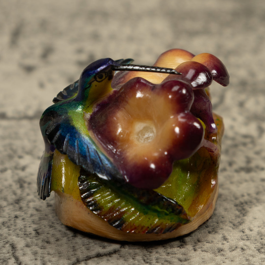 Hummingbird Tagua Carving