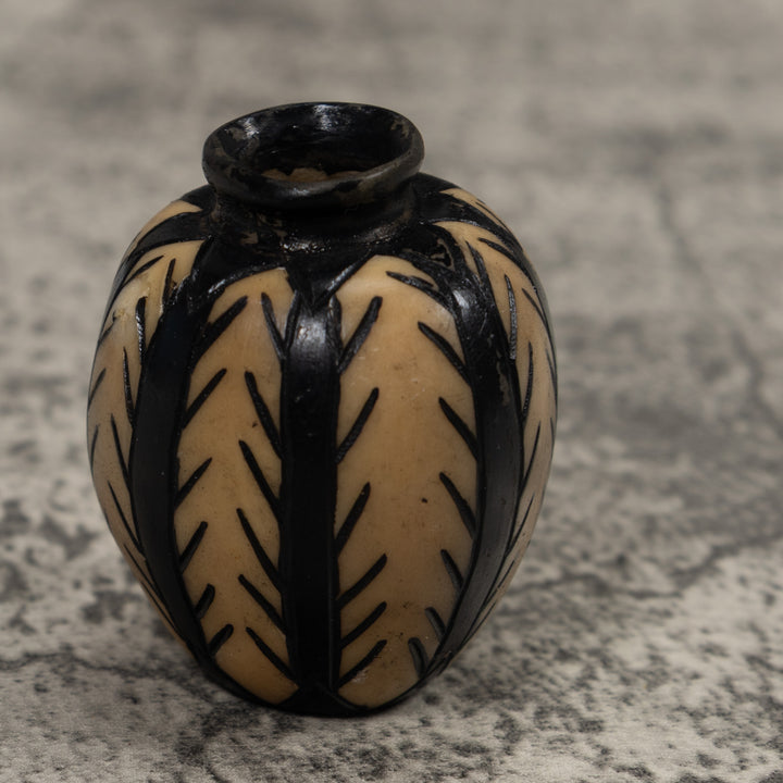 Tagua Vase Carving