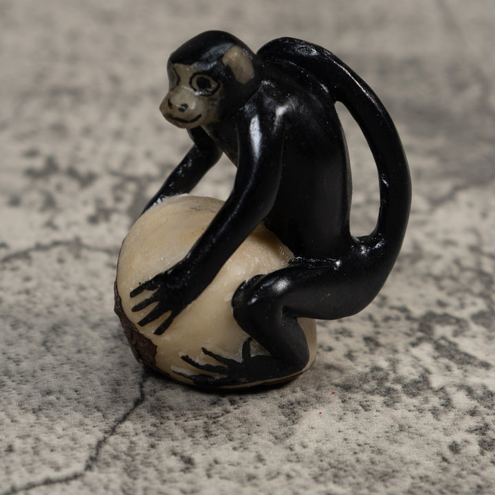 White Face Monkey Tagua Carving