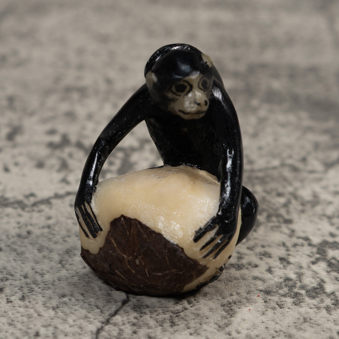White Face Monkey Tagua Carving
