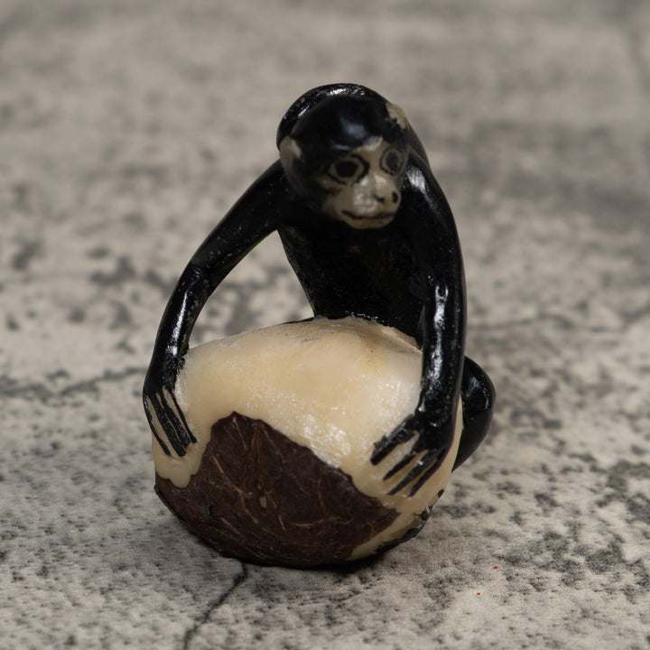 White Face Monkey Tagua Carving
