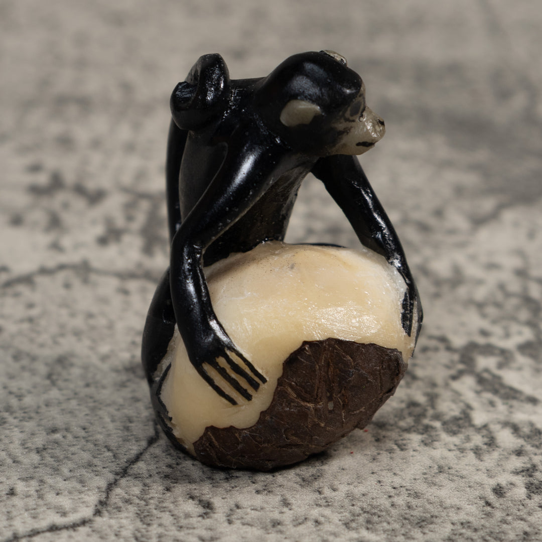 White Face Monkey Tagua Carving