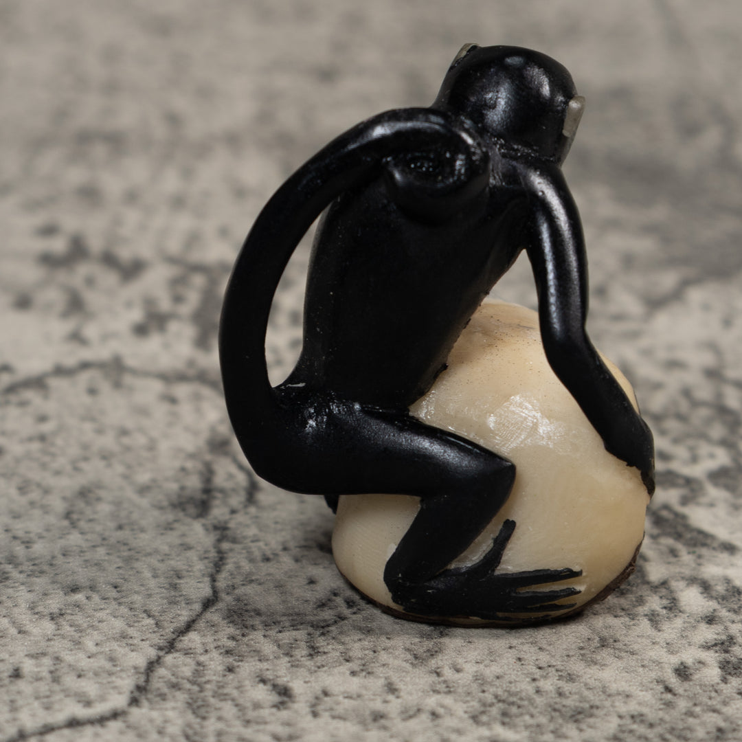 White Face Monkey Tagua Carving
