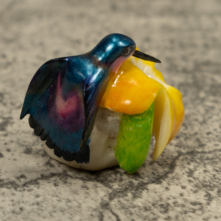 Hummingbird Tagua Carving