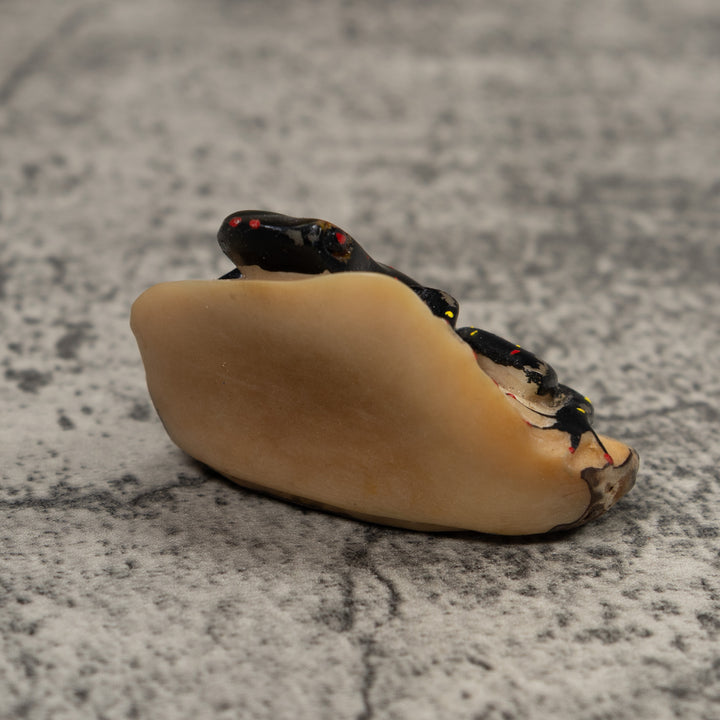 Vintage Poison Dart Frog Tagua Carving