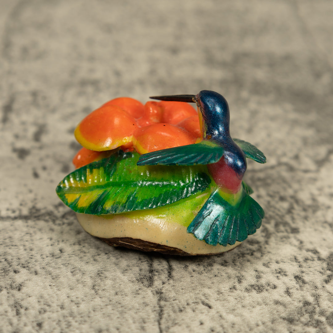 Hummingbird Tagua Carving