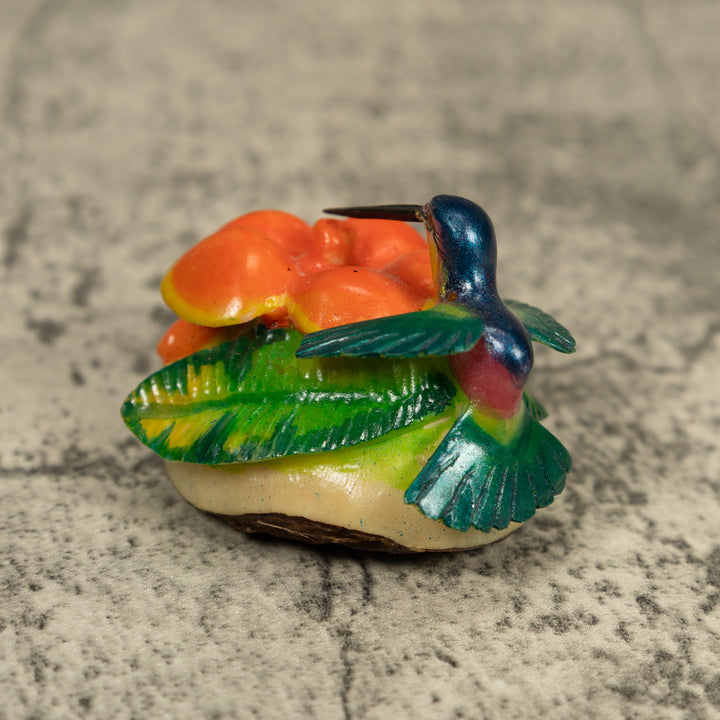 Hummingbird Tagua Carving