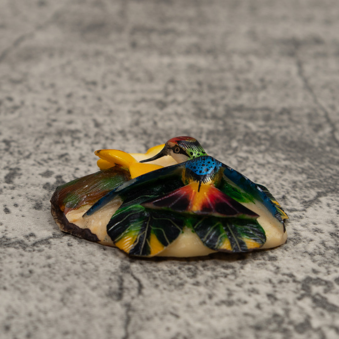 Hummingbird Tagua Carving
