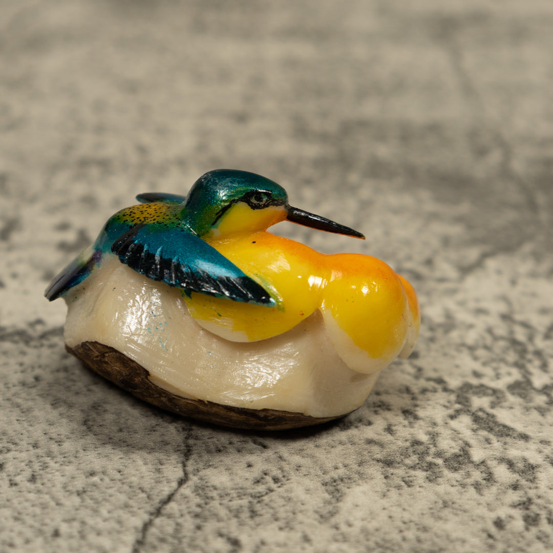 Hummingbird Tagua Carving