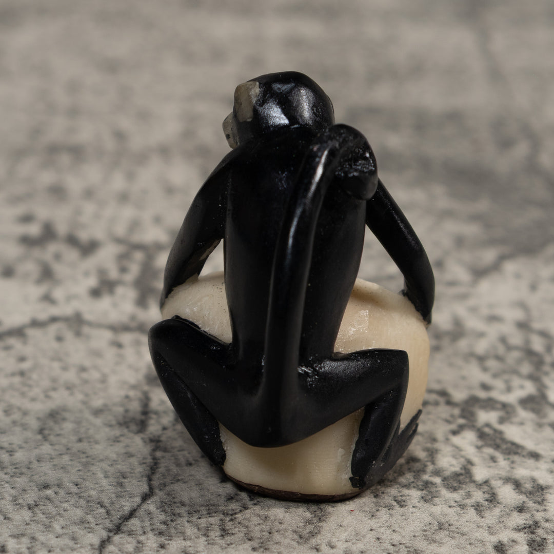 White Face Monkey Tagua Carving