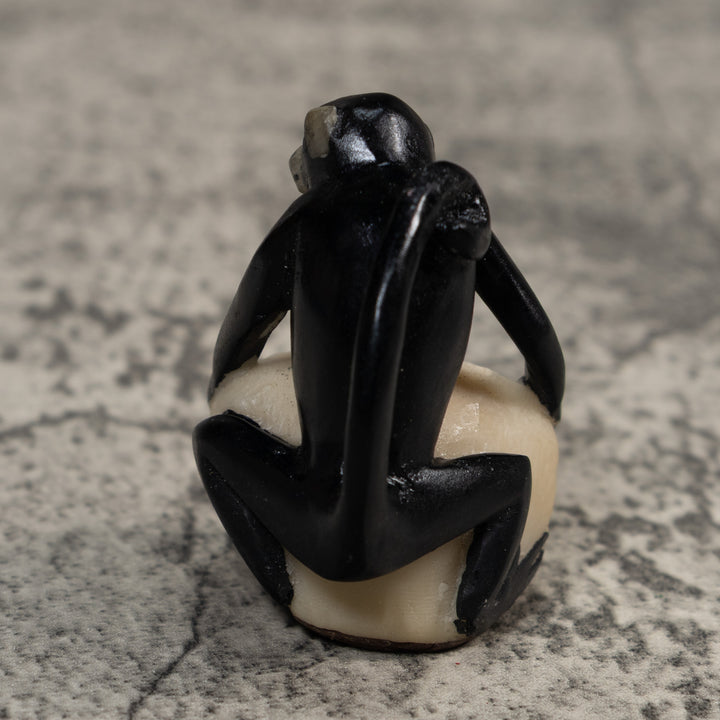 White Face Monkey Tagua Carving