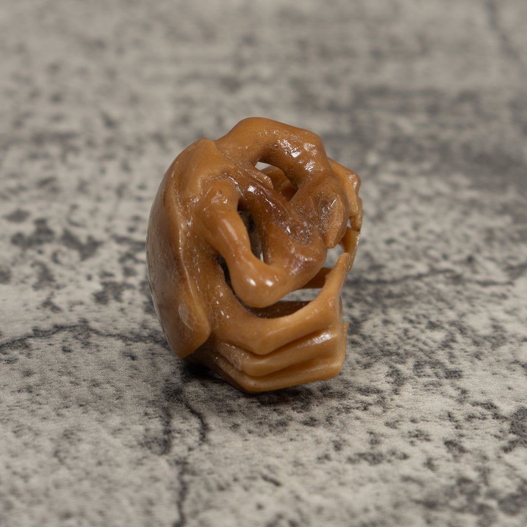 Vintage Crab Tagua Carving