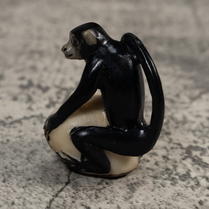 White Face Monkey Tagua Carving
