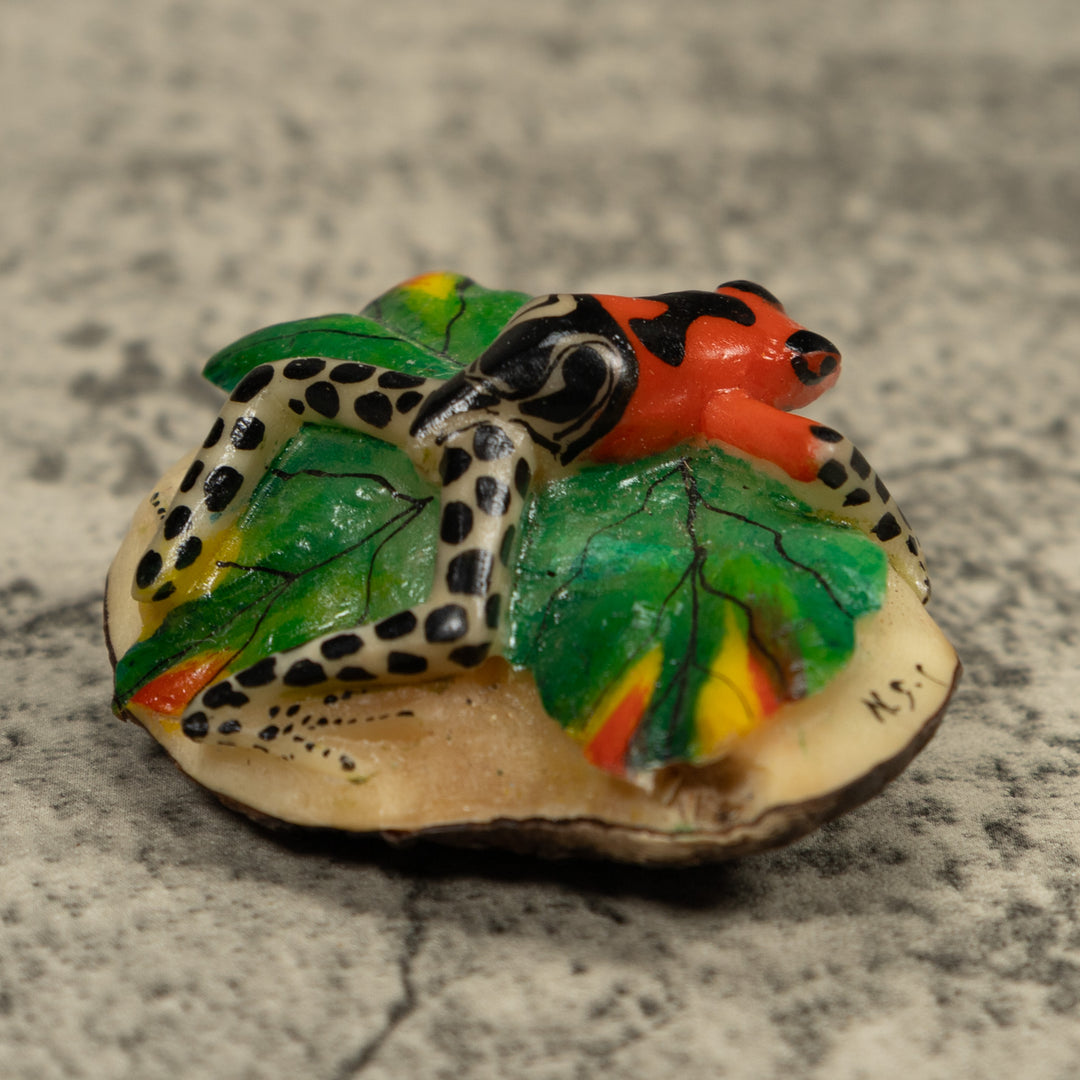 Poison Dart Frog Tagua Carving